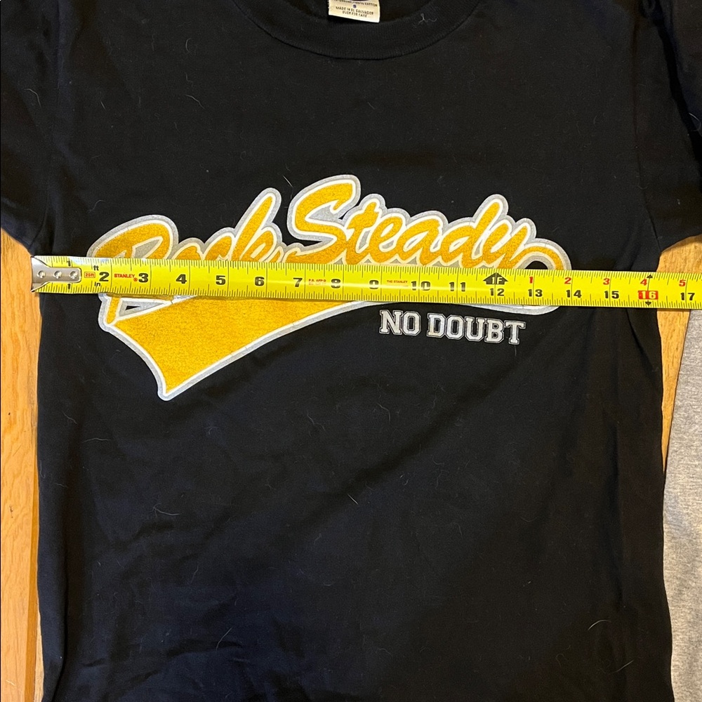 Rock Steady No Doubt Graphic Layered Tee - Black & Gray - Picture 4 of 5